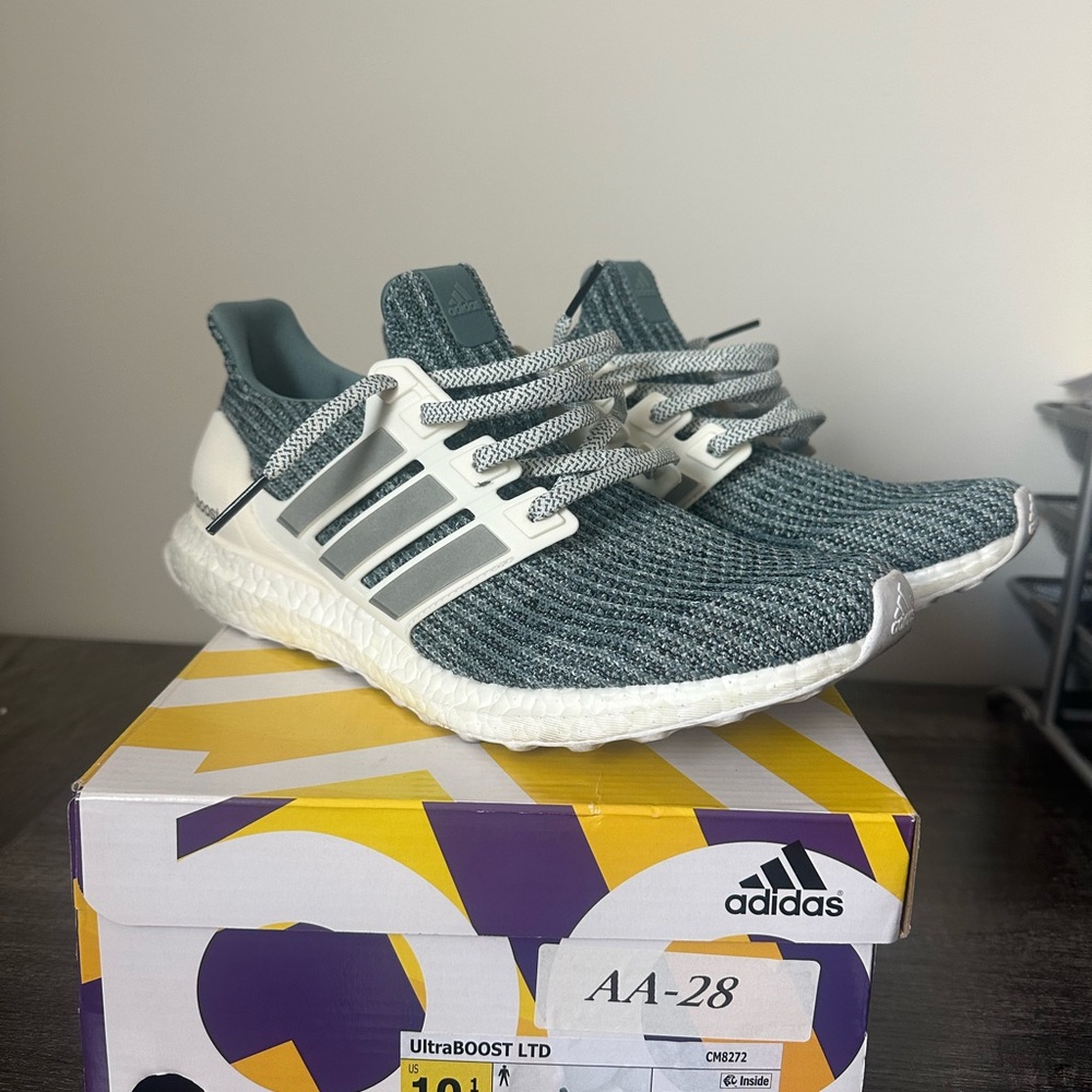 Adidas Gray and White ultraboost